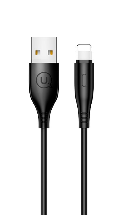 Кабель USB - Lightning Usams U18 (US-SJ266) 1 метр черный - фото