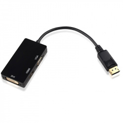 Переходник DisplayPort - DVI-D , HDMI, VGA (D-Sub) - фото