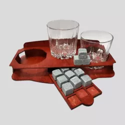 Набор для виски с камнями Amiro Bar Set ABS-08W - фото