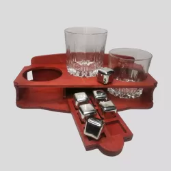 Набор для виски с камнями Amiro Bar Set ABS-09W - фото