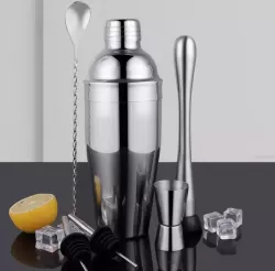 Подарочный набор барного инвентаря для приготовления коктейлей Amiro Bar Set ABS-06s - фото