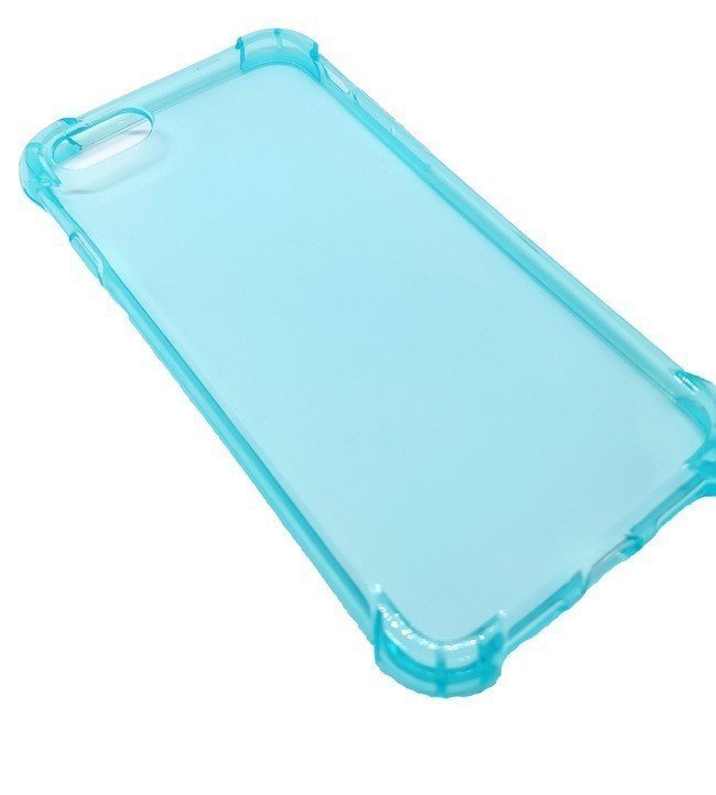 Чехол для Apple iPhone 7/8 гелевый противоударный BOOSTAR прозрачный голубой