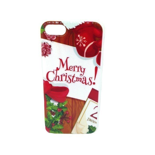 Чехол для Apple iPhone 7/8 гелевый Новогодний Merry Christmas - фото