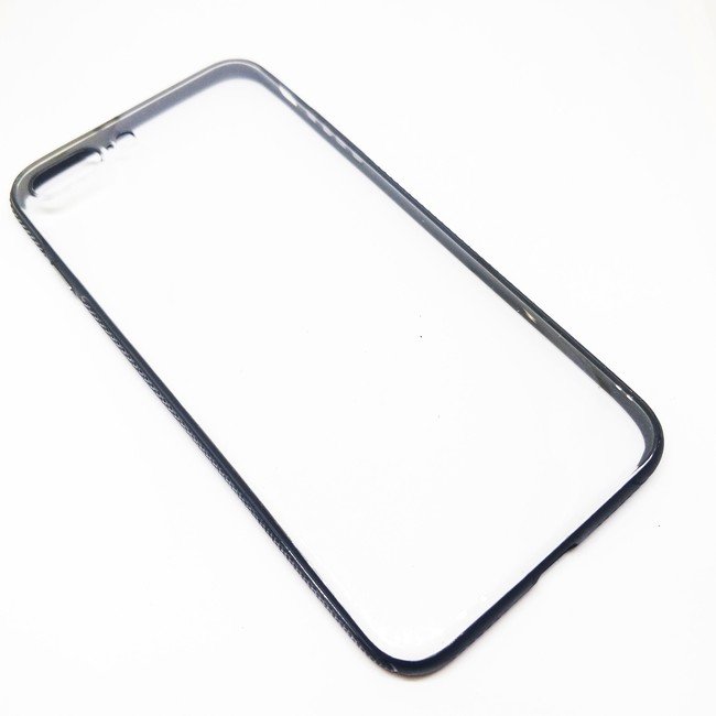 Чехол для Apple iPhone 8 Plus / 7 Plus гелевый цвет окантовки черный