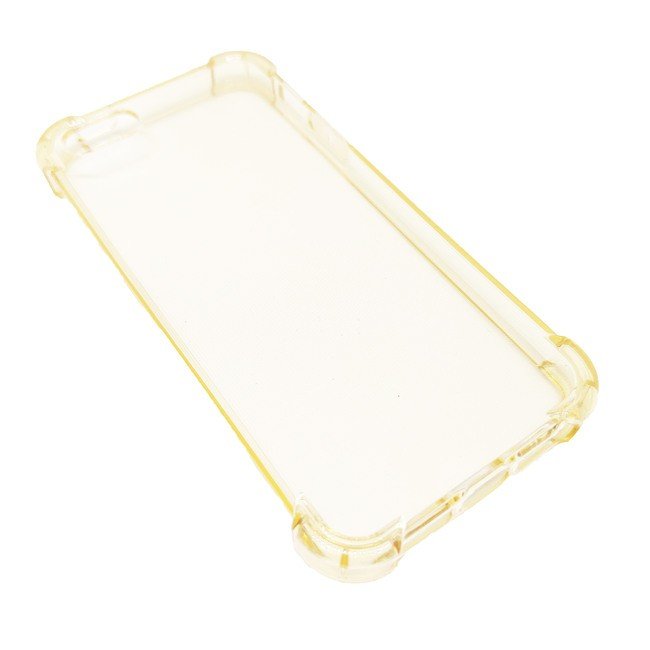 Чехол для Apple iPhone 5/5s/5se гелевый противоударный BOOSTAR прозрачный желтый