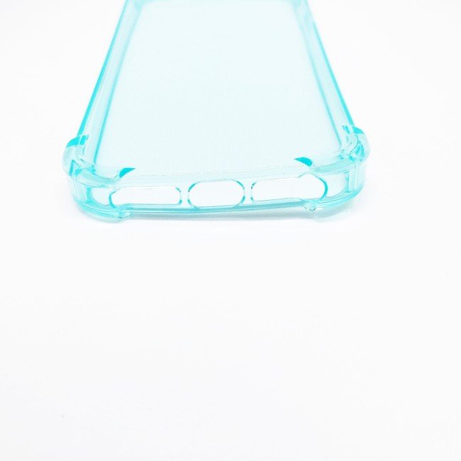 Чехол для Apple iPhone 5/5s/5se гелевый противоударный BOOSTAR прозрачный голубой - фото3