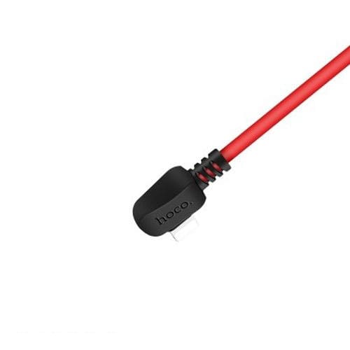 Кабель USB Lightning для Apple Hoco X19 1.2 метра 2.4A красно-черный - фото6