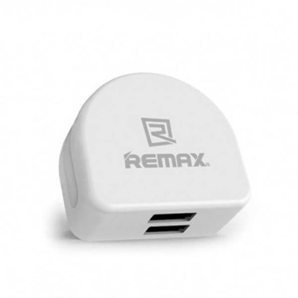 Сетевое зарядное устройство Remax RP-U22 2.1A 2 входа USB белый - фото