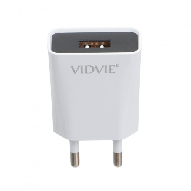 Сетевое зарядное устройство Vidvie PLE209 1.2A кабель Lightning - фото