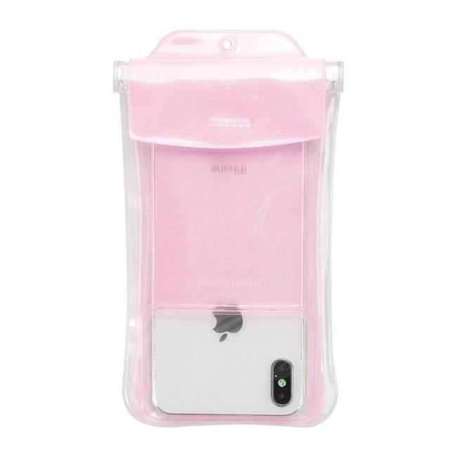 Водонепроницаемый чехол Baseus Safe Airbag Waterproof Case розовый - фото