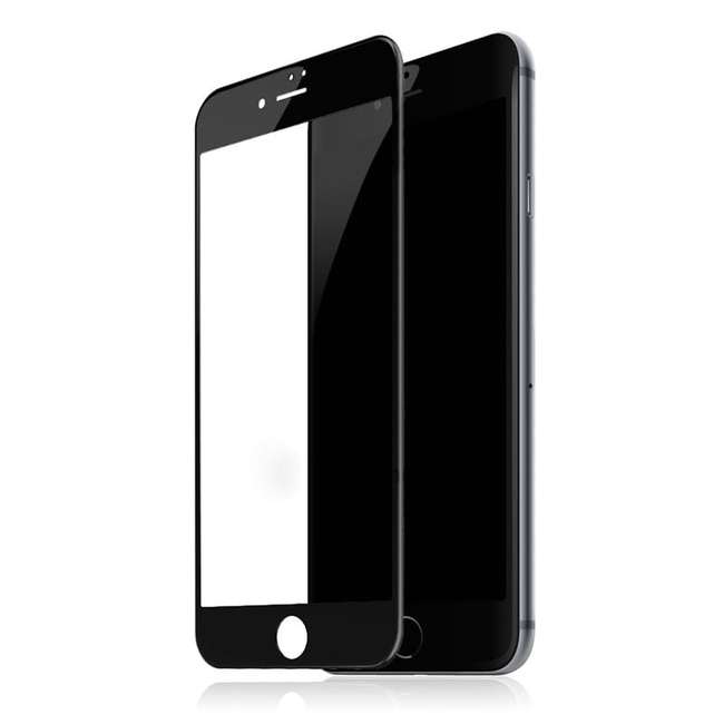 Защитное стекло на весь экран для Apple iPhone 7/8 Full Glue черный - фото2